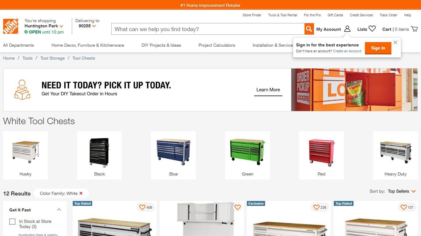 White - Tool Chests - Tool Storage - The Home Depot